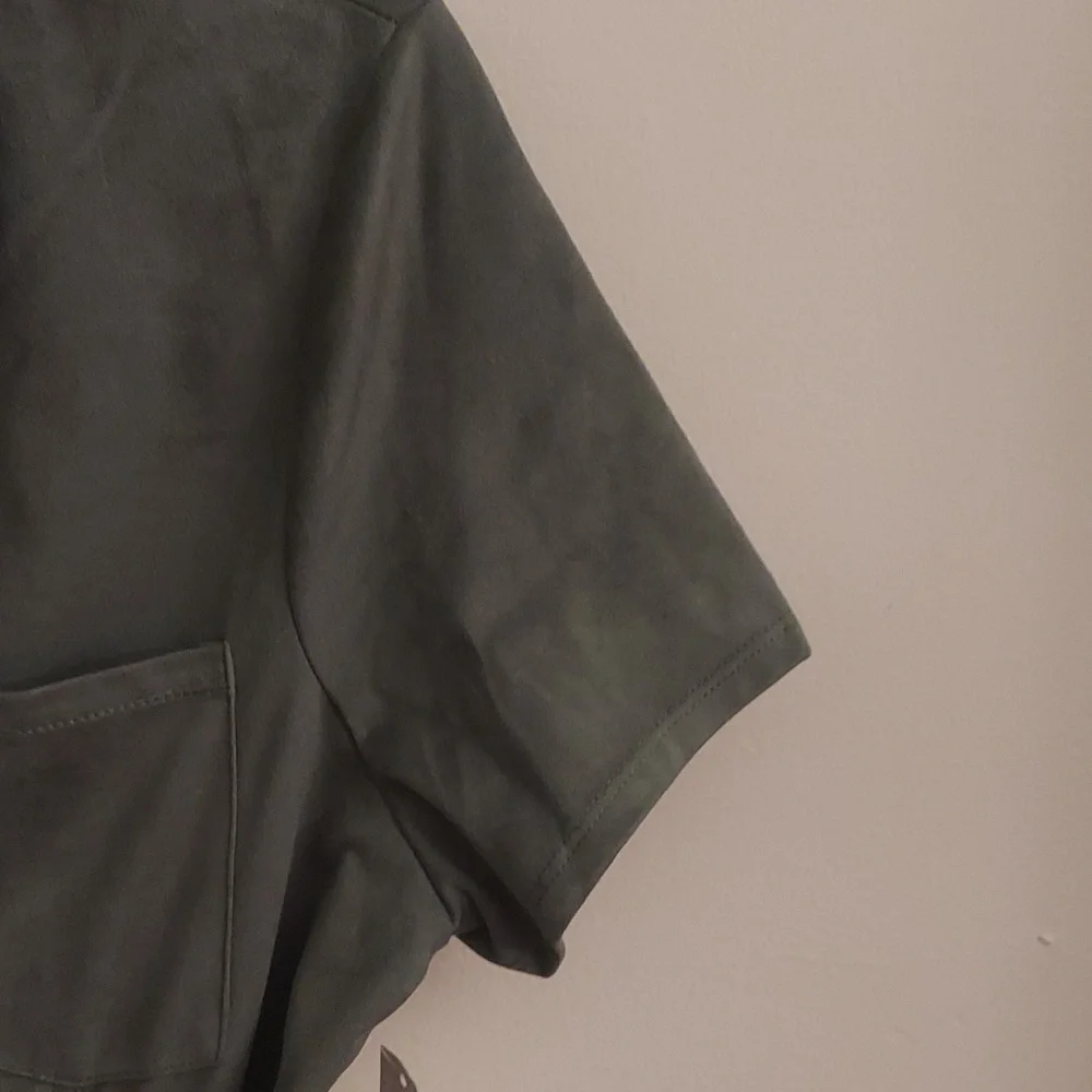 NEW NO BOUNDARIES Junior Khaki Green Utility Romper XXL - Picture 10 of 13